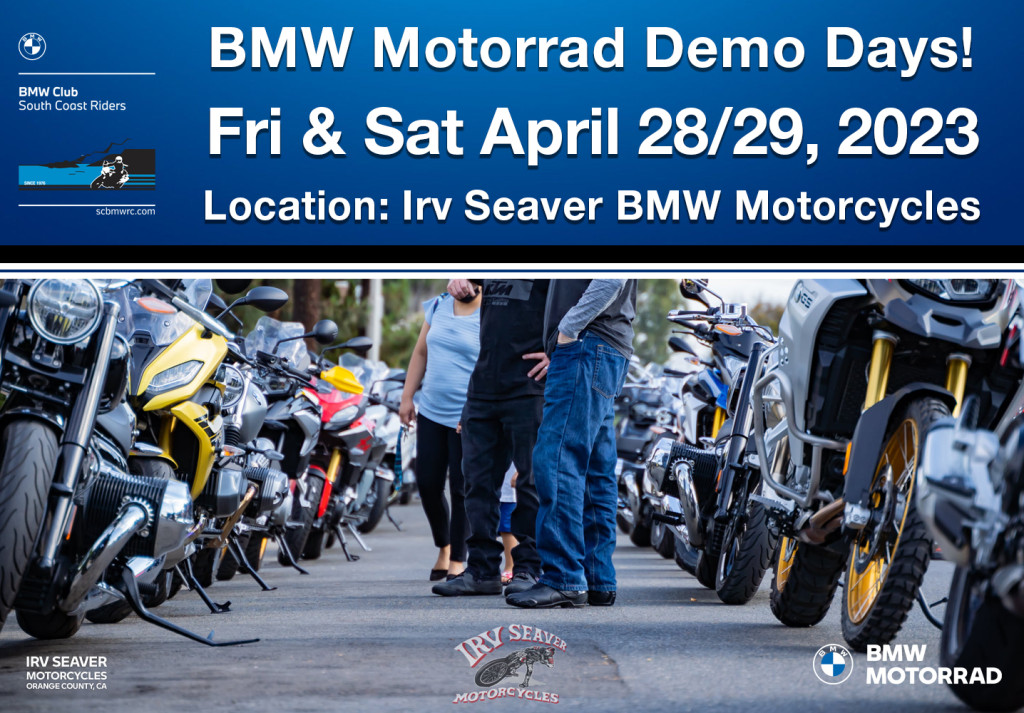 BMW Motorrad Demo Days South Coast BMW Riders Club