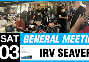 Feb GM @ Irv’s with day ride to Rose Canyon Cafe for Past Presidents’ Breakfast