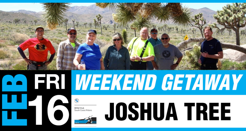 Joshua Tree Getaway: Feb 16-18