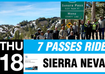 Sierra Passes Ride: Jul 18-22